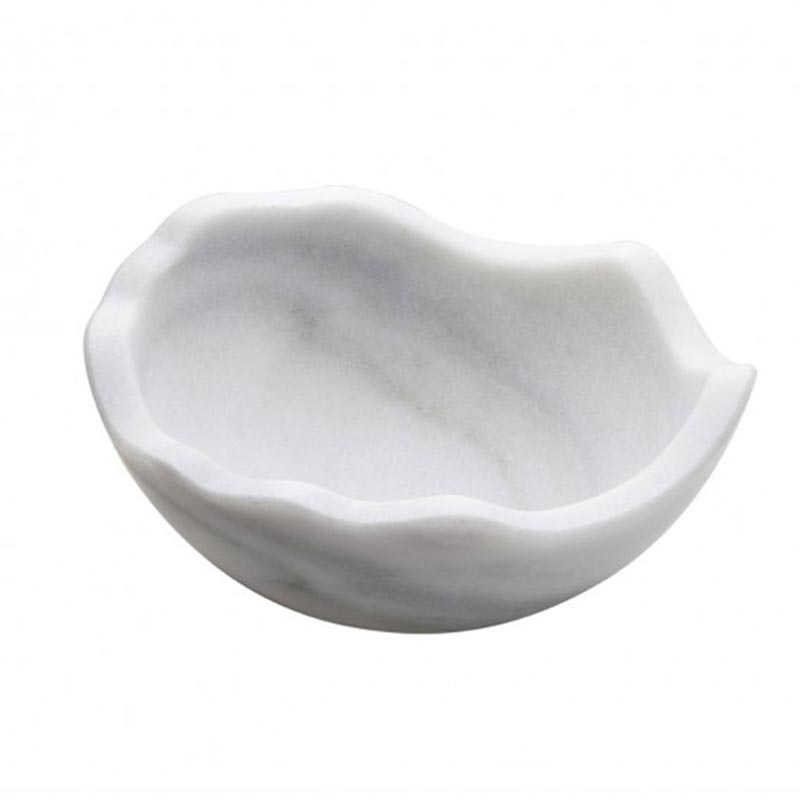 100 Saphere Mermer Beyaz Sunum Kasesi 20x8 Cm Chef Big