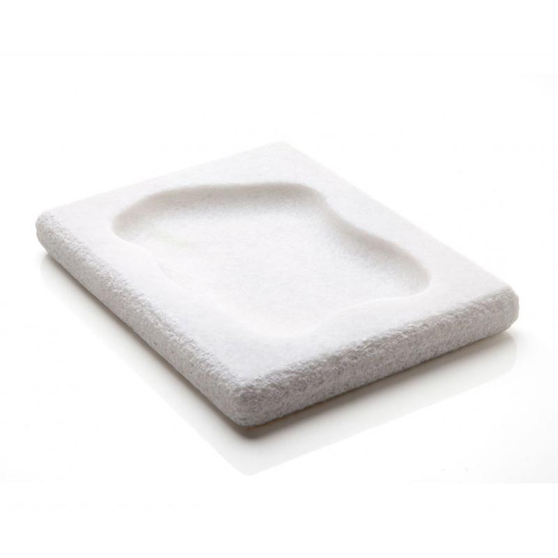 100 Mermer Sunum Tabagi Cm 18x14 Chef Lagoon Beyaz