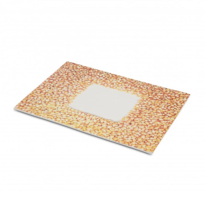 100 Baskili Porselen Sunum Tabagi 30x21 Cm Chef Misir