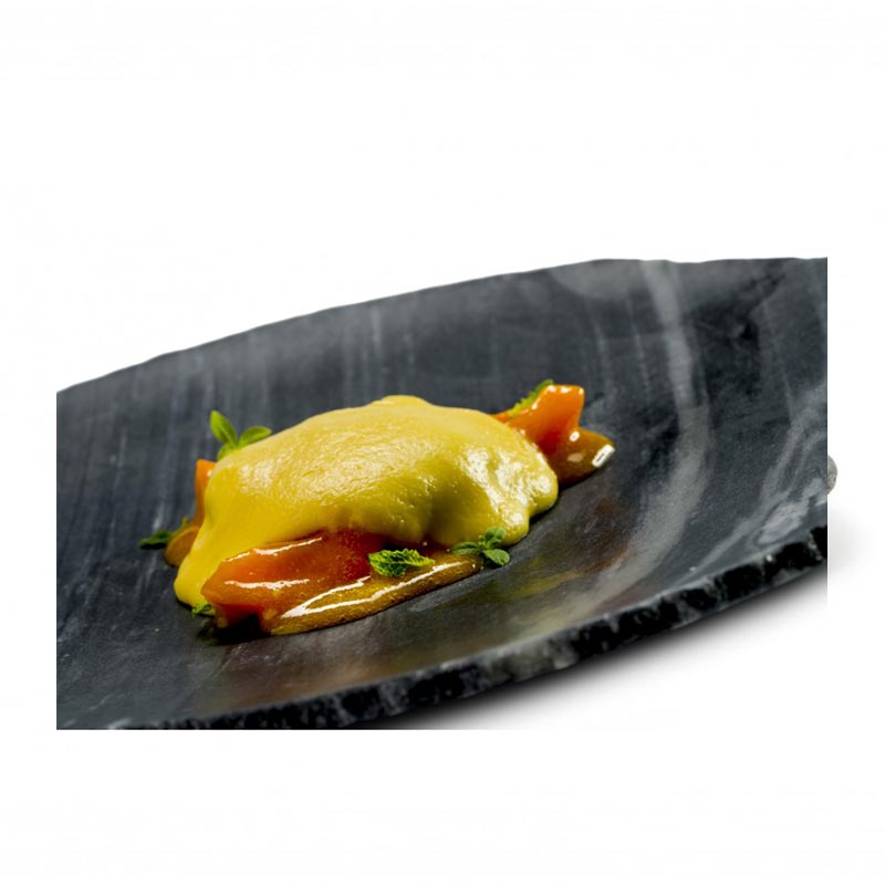 100 Rustic Rim Mermer Sunum Tabagi 30 Cm Chef Siyah