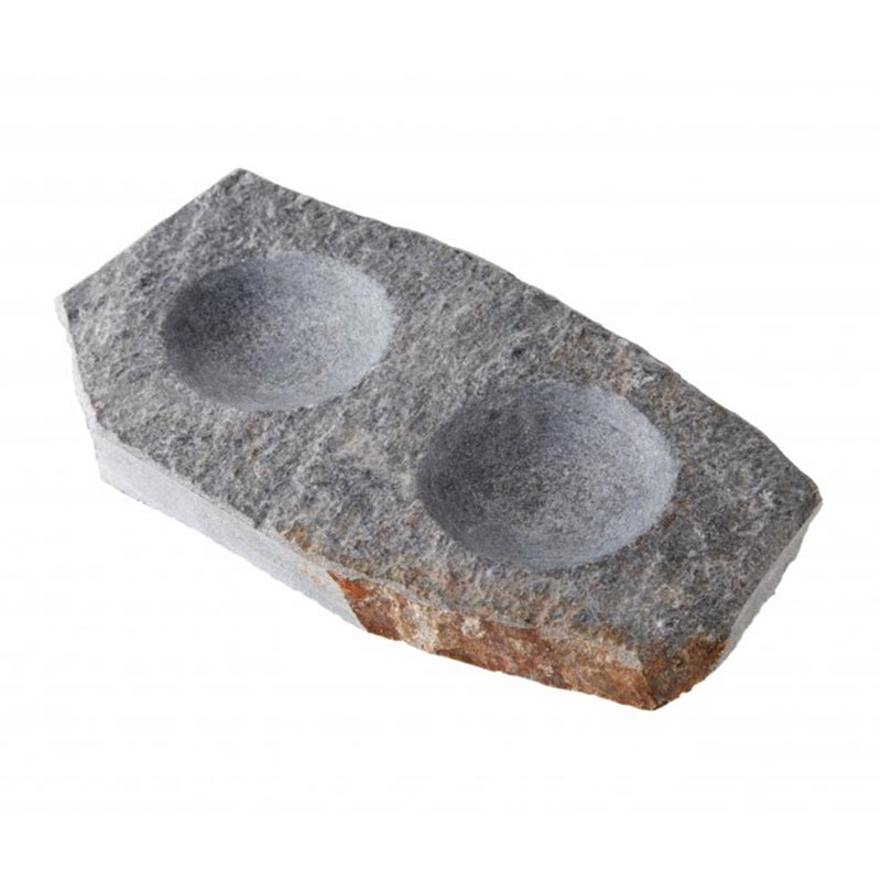 100 Rustik Li Mermer Derin Sunum Tabagi 2 20x10 Cm Chef