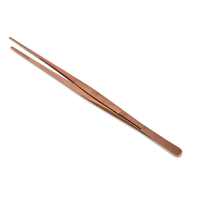 100% Chef Titanyum Dekor Şef Cımbızı, 30 cm, Bakır — 100% Chef
