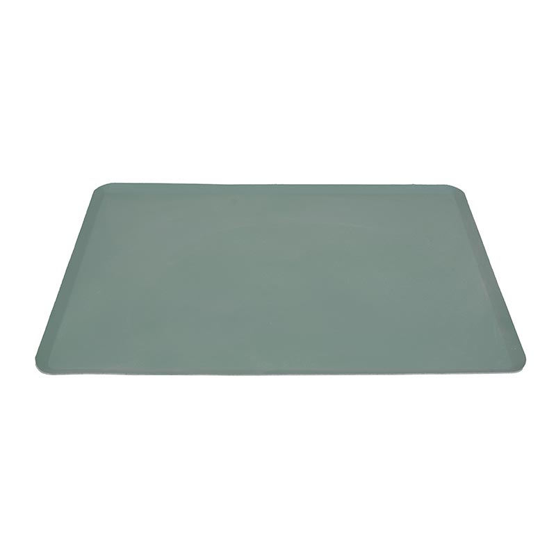 Almetal Alüminyum Delikli İtalyan Açılı Kaplamalı Tava, 2 mm, 40x80 cm, Yeşil — Almetal
