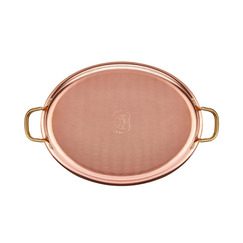 Altınbaşak Multi Metal Bakır Oval Sığ Omlet Tavası, 25x17 cm — Altınbaşak — Görsel 4