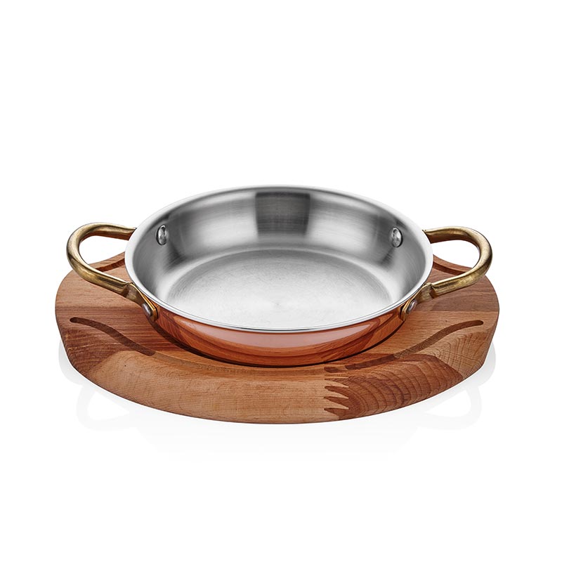 Altınbaşak Multi Metal Yumurta Sahanı+Nihale, 18 cm, Bakır — Altınbaşak