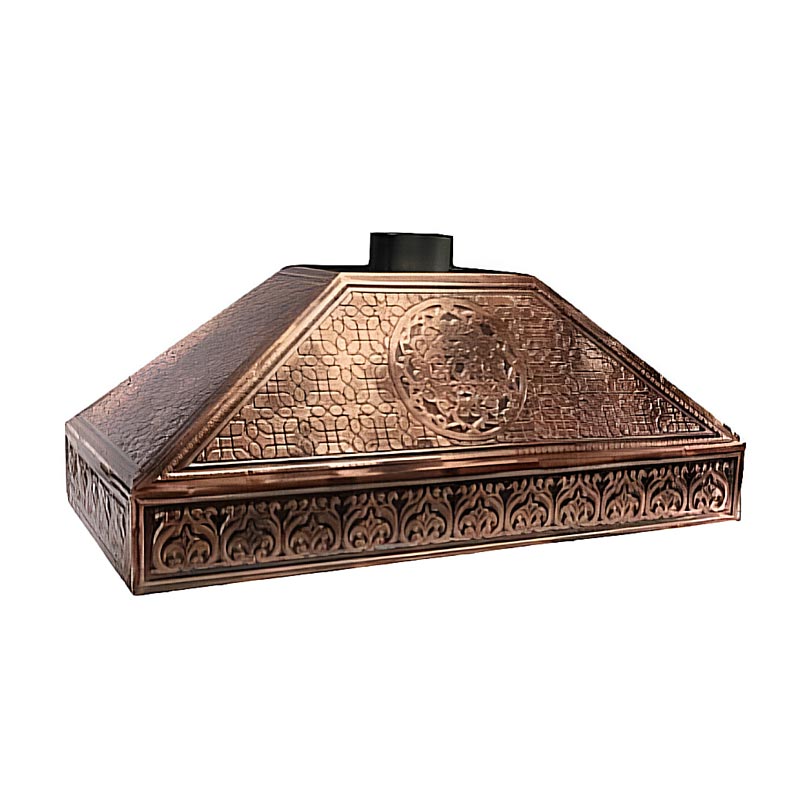 ANKA-6 Model Uyumlu Davlumbaz 135x40x42 Cm Bakir Demlikli