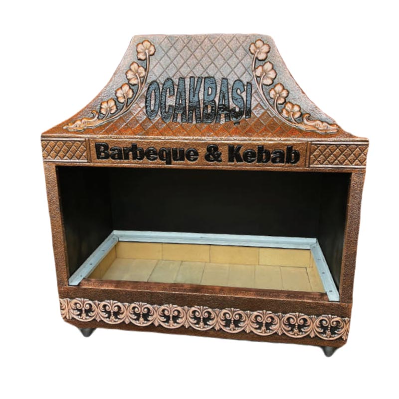Anka Eko Kapalı Izgara, 250x60x120 cm, Bakır — Anka