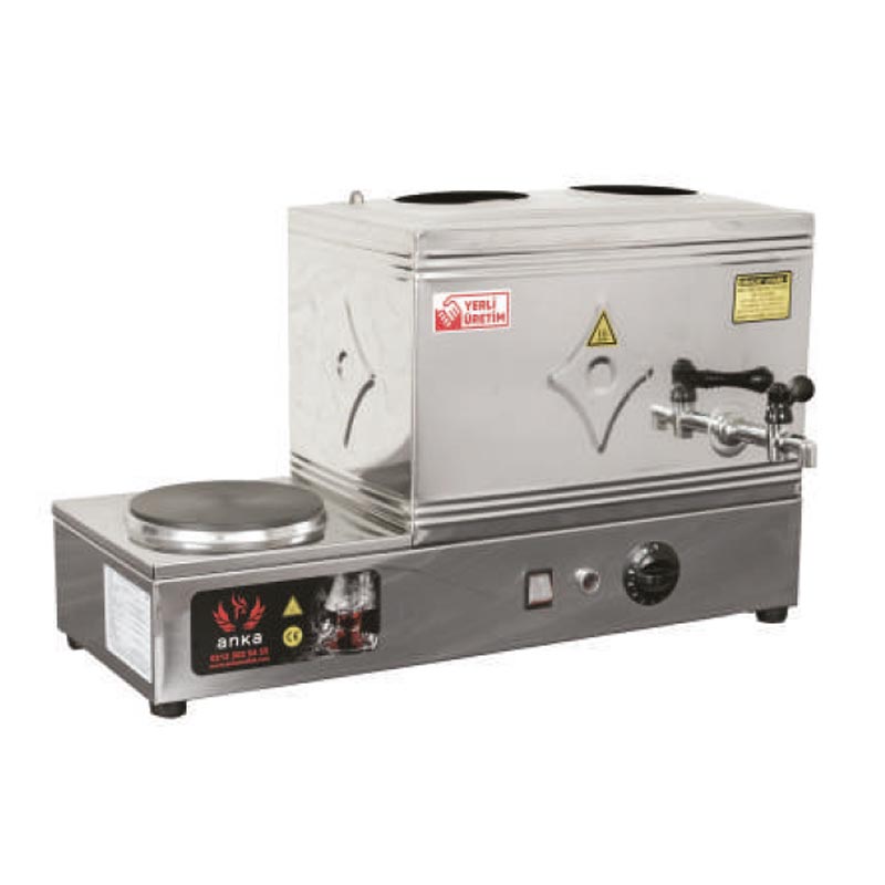 Anka Eko Celik Demlikli Pleytli Cay Makinesi 24 2 L Paslanmaz Elektrikli