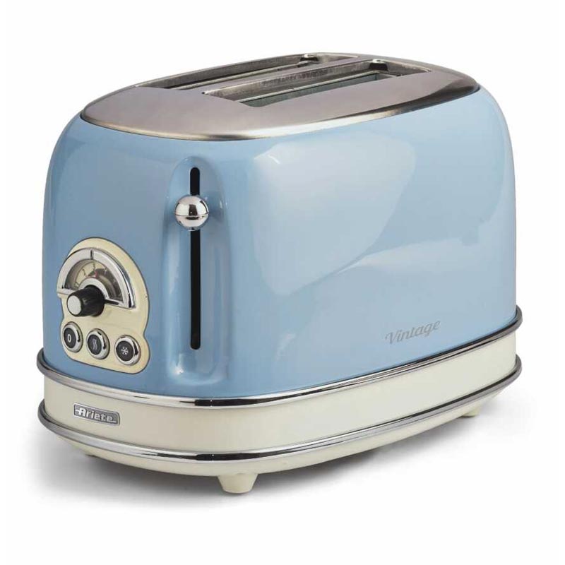 Ariete 0155/15 Vintage Ekmek Kızartma Makinesi, Mavi — Ariete