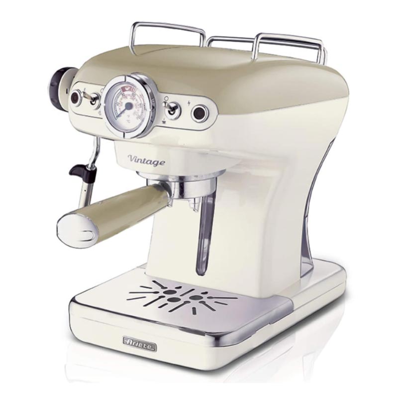 Ariete Espresso Kahve Makinesi 1389 Bej 13 Vintage