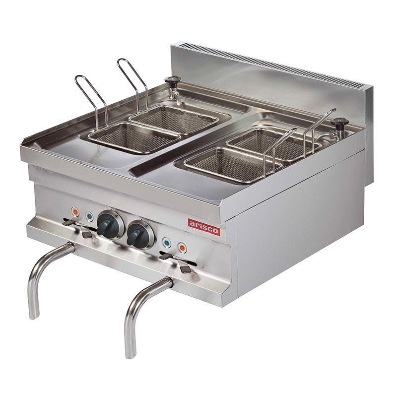 Arisco Hotmax 600 Makarna Haşlama Makinesi, 2'li, 60x60x26.5 cm, Elektrikli — Arisco