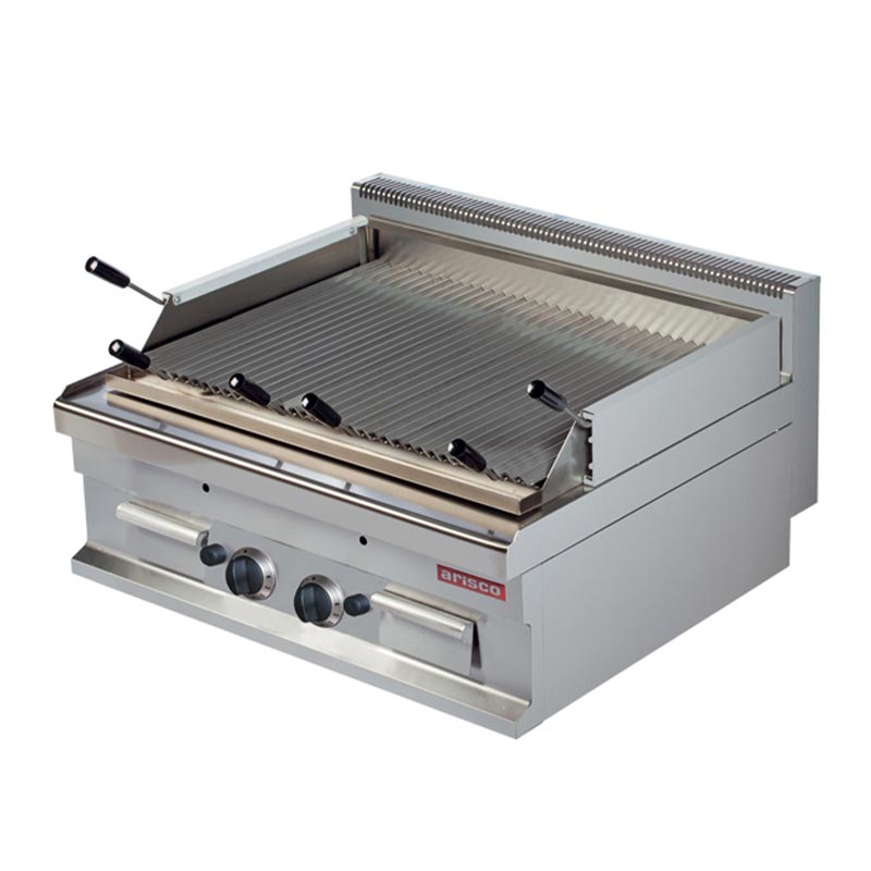 Arisco Hotmax 700 Lavtaşlı Izgara, 80x70x29 cm, Gazlı — Arisco