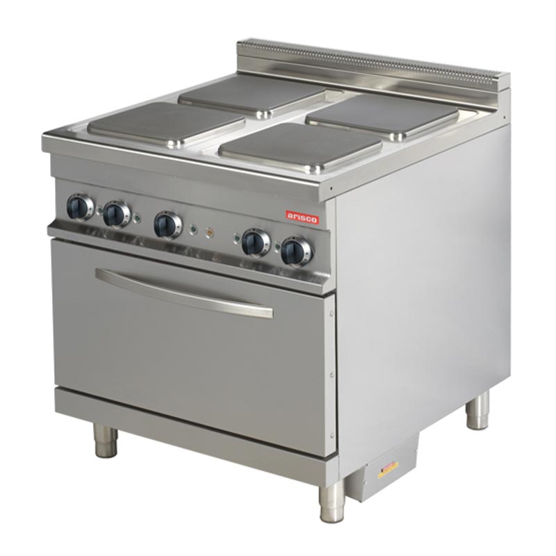 Arisco Hotmax 900 Fırın Kuzine, 4 Gözlü, 85x90x90 cm, Elektrikli — Arisco