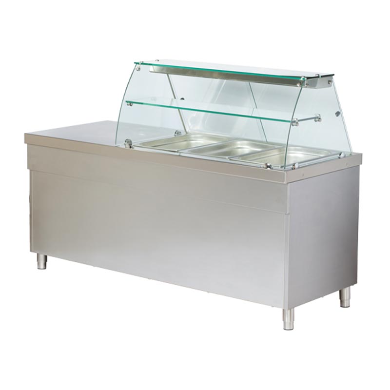 Arisco Sogutmali Saladbar 1 Gn Kapasiteli 3 Acik Dolapli Bosluklu