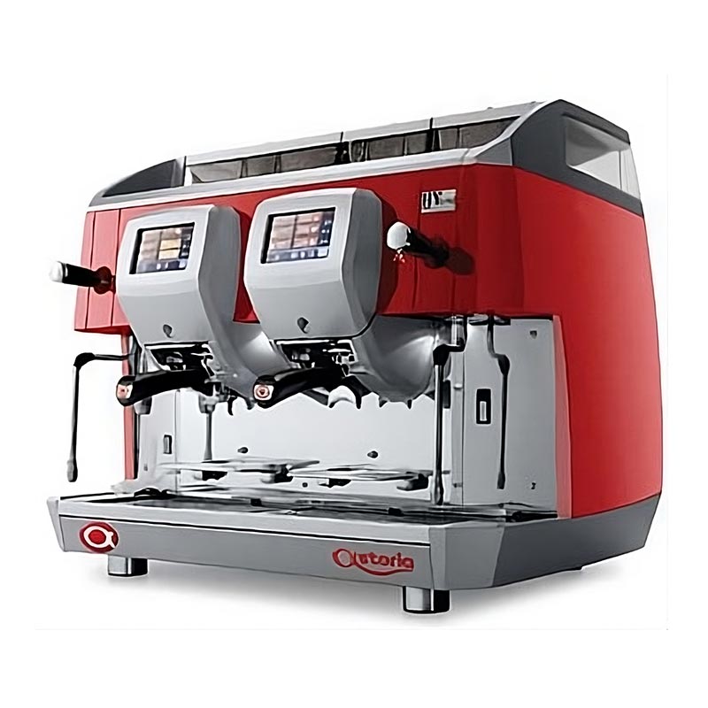 Astoria Espresso Kahve Makinesi Gruplu Kirmizi 2 Hybrid Tam Otomatik