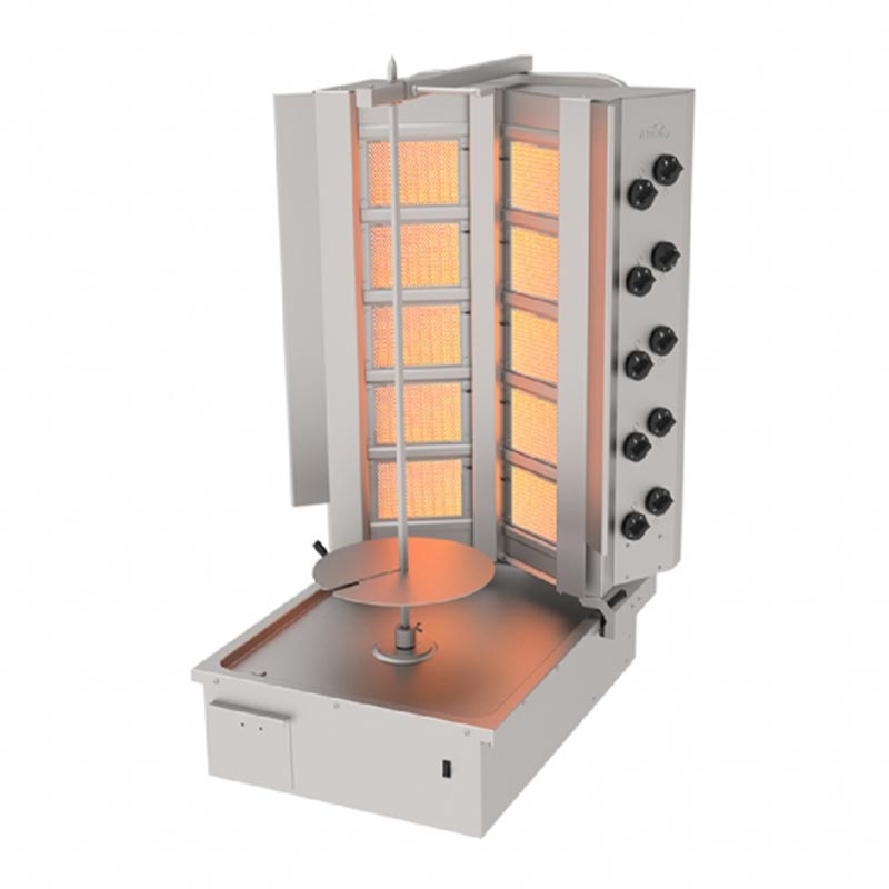 Atalay Motorlu V Tipi Doner Makinesi 5 2 Radyanli 10a Dogalgazli Adg Alttan