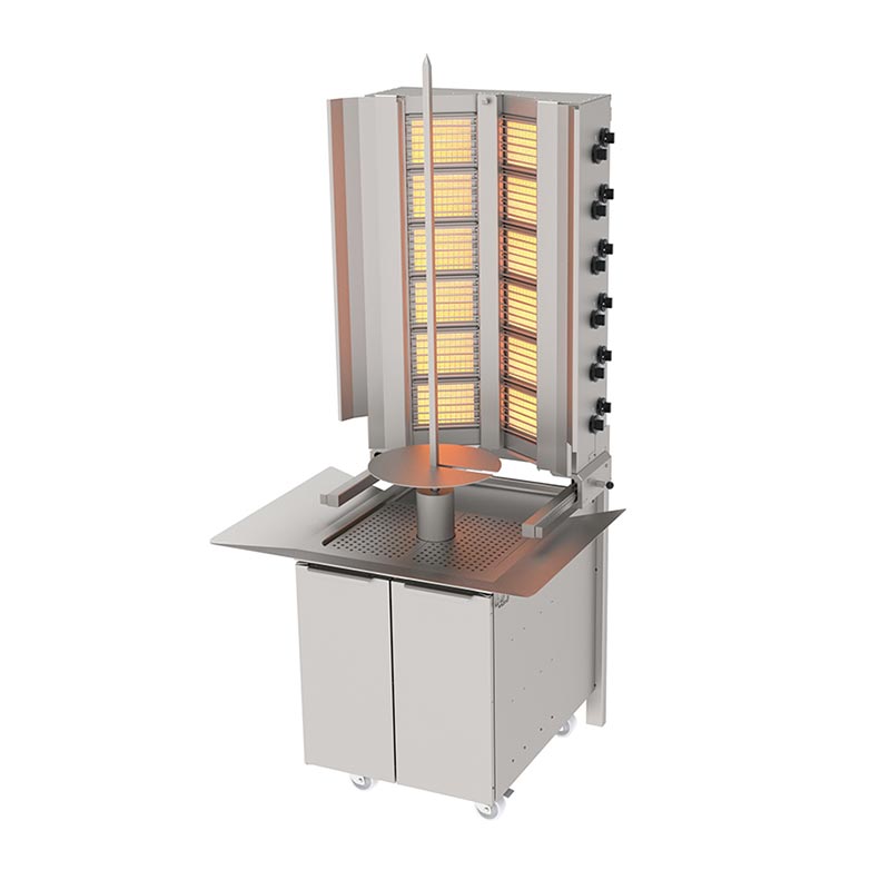 Atalay Motorlu Duvara Monteli Alt Arabali Doner Makinesi 6 2 Radyanli Lpg 12d Li Adg Alttan