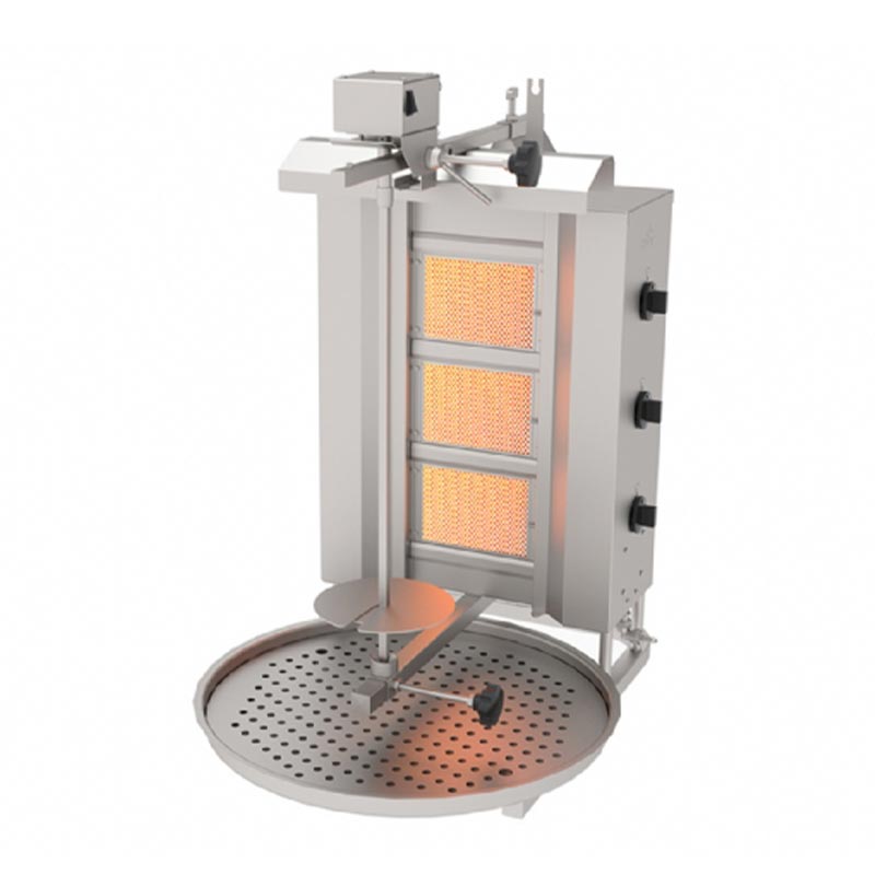 Atalay Motorlu 3 Radyanli Doner Makinesi 3u Dogalgazli Adg Ustten