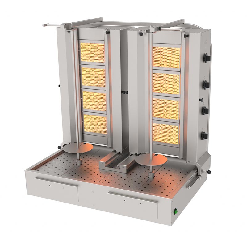 Atalay 4a Alttan Motorlu Hareketli Doner Makinesi 4 ADG-4 4 Radyanli Dogalgazli