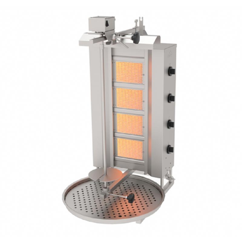 Atalay Adg Ustten Motorlu Doner Makinesi 4 4u Radyanli Lpg Li