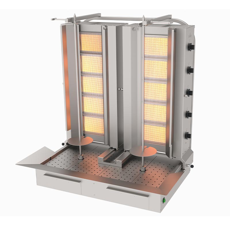 Atalay Motorlu Hareketli Doner Makinesi 5 5 Radyanli ADG-5 Dogalgazli 5a Alttan