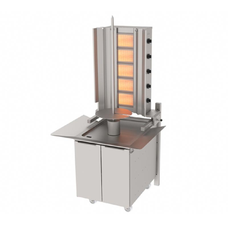 Atalay Alttan Motorlu Arabali Duvara Monte Doner Makinesi 5 Radyanli 5d Lpg Li Adg