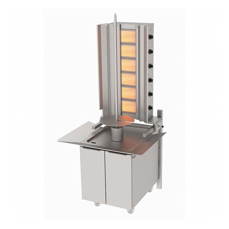 Atalay Monteli Hareketli Alt Arabali Doner Sabit Makinesi 6 Radyanli 6ds Dogalgazli Adg Duvara