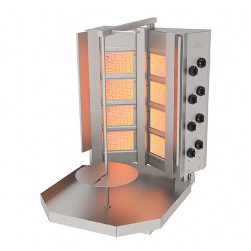 Atalay Adg Sabit V Tipi Doner Makinesi 4 8s 2 Radyanli Dogalgazli