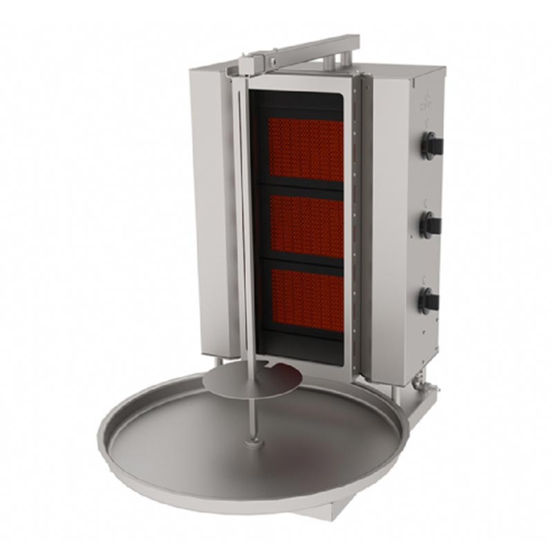 Atalay Camli Sabit Doner Makinesi 3 Radyanli 3s Lpg Li Adgc