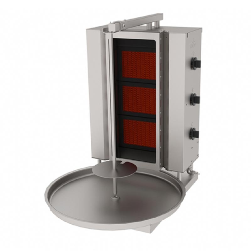 Atalay Sabit Doner Makinesi 3 Radyanli 3s Dogalgazli Adgc Camli