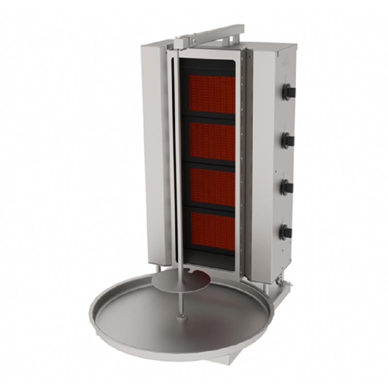 Atalay Adgc Sabit Camli Doner Makinesi 4 4s Radyanli Lpg Li