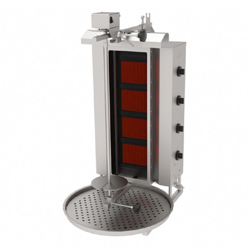 Atalay Ustten Motorlu Camli Doner Makinesi 4 4u Radyanli Dogalgazli Adgc