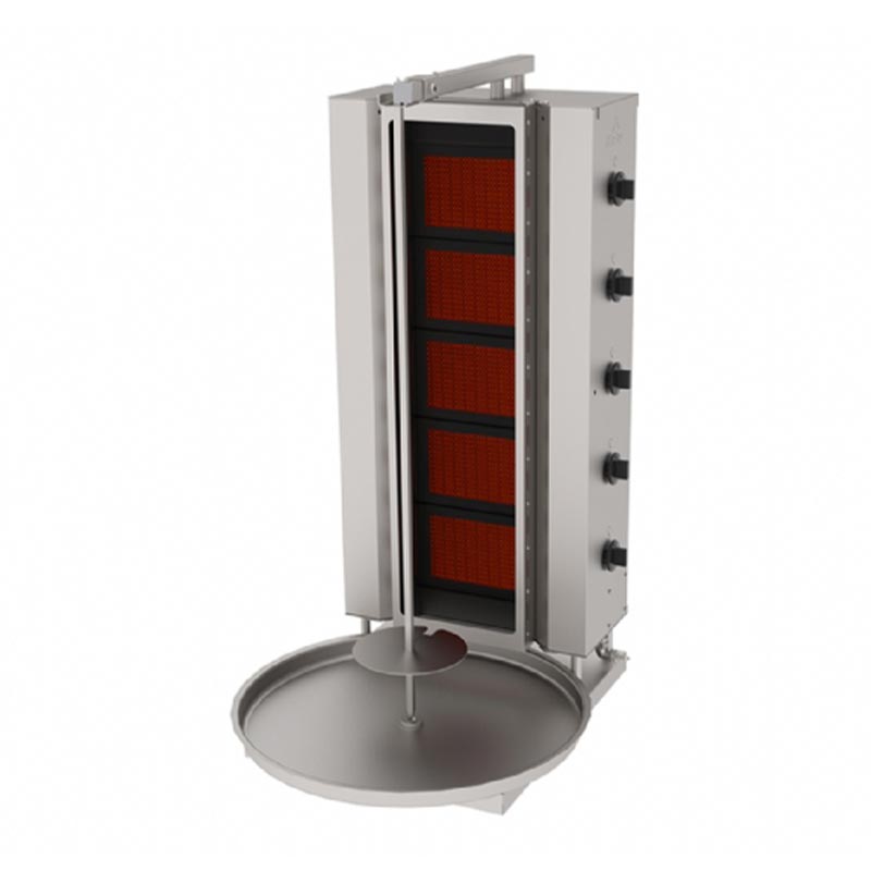 Atalay Sabit Doner Makinesi 5 Radyanli Lpg 5s Li Adgc Camli