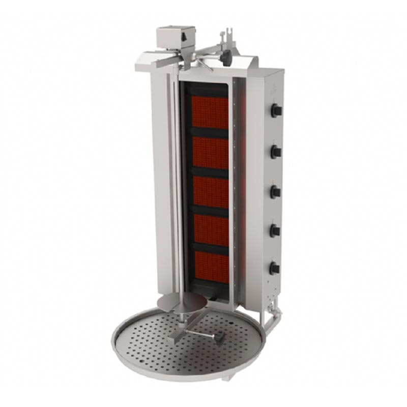 Atalay Motorlu Camli Doner Makinesi 5 Radyanli Lpg 5u Li Adgc Ustten