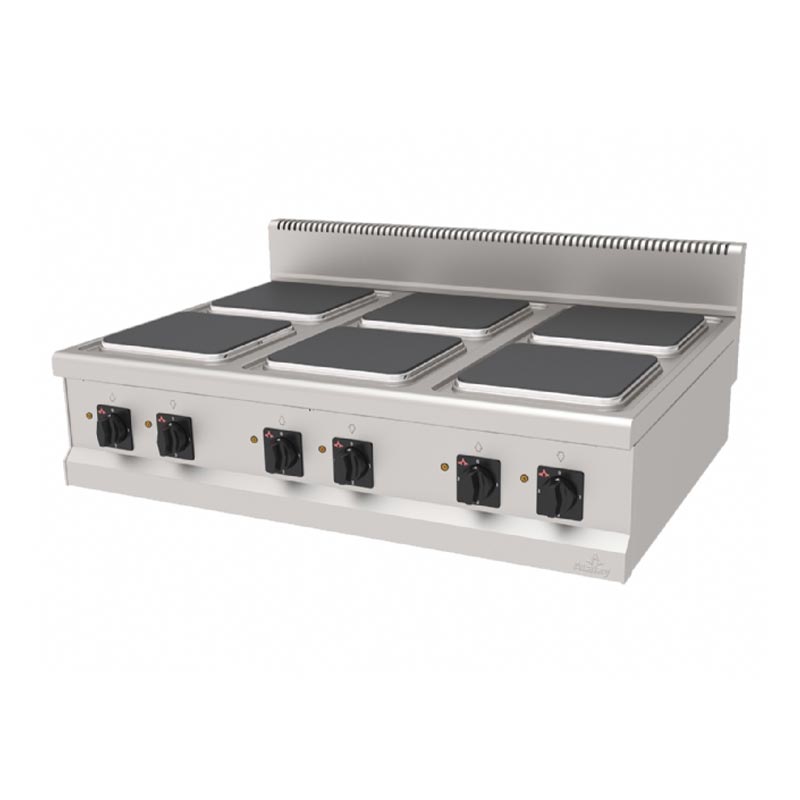 Atalay AEO-1290S 900 Seri Set Üstü 6 Gözlü Ocak, Elektrikli — Atalay