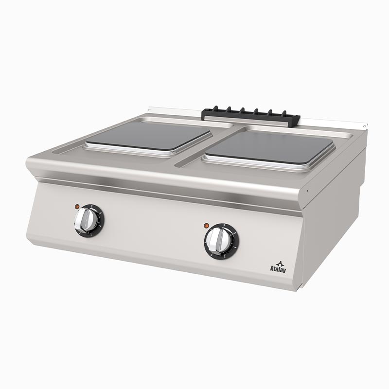 Atalay AEO-873-1K-HOTSTAR 730 Seri Hot Star Kare Ocak, 2x30 cm, Elektrikli — Atalay