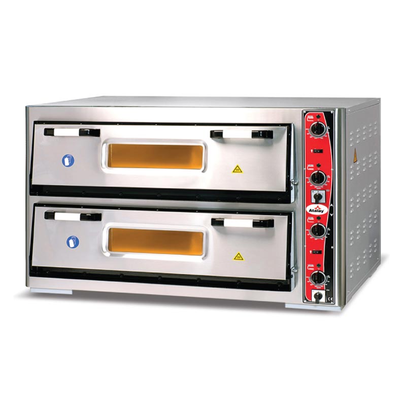 Atalay Cm X 18 Pizza Kapasiteli Cift Katli Pizza Fırıni APF-92 2 30 Elektrikli