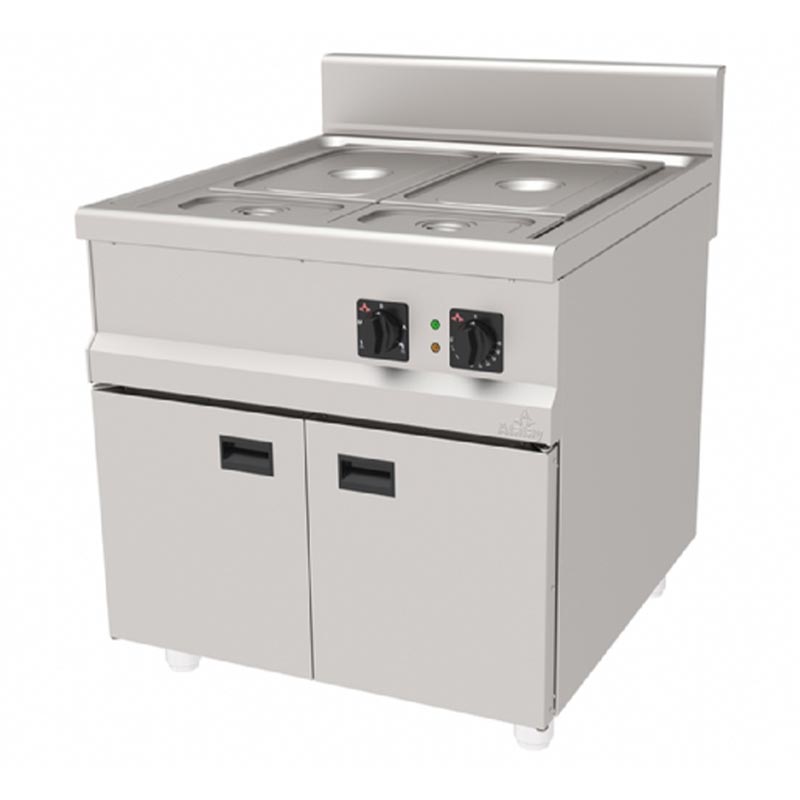 Atalay ASB-890 900 Seri Çift Hazneli Dolaplı Sos Bain-Marie, Elektrikli — Atalay