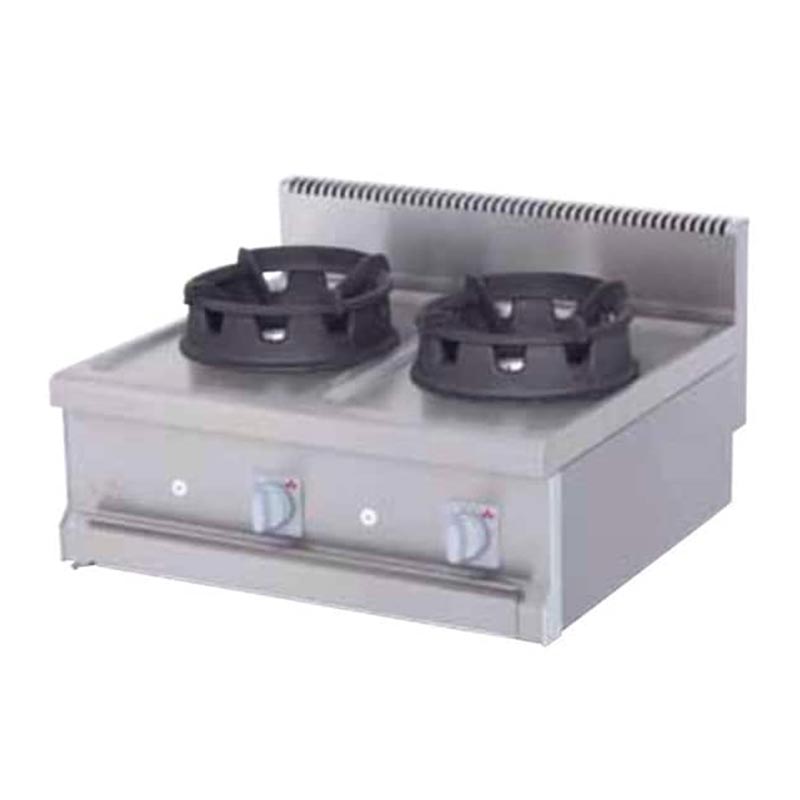 Atalay AWO-870 700 Seri Set Üstü 2 Gözlü Wok Ocak, Doğalgazlı — Atalay