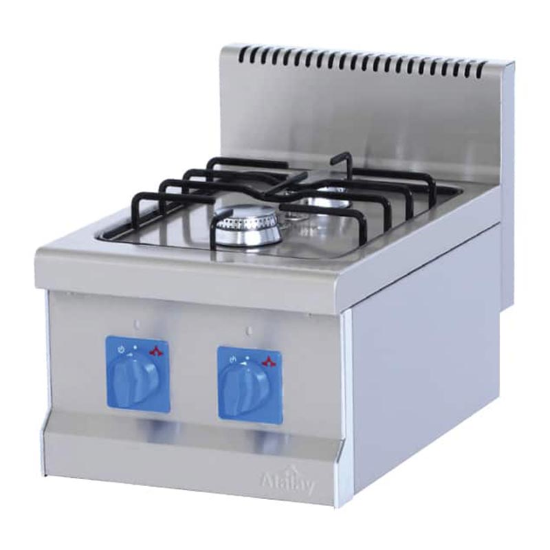 Atalay E-AGO-460 600 Seri Set Üstü 2 Gözlü Ocak, Gazlı — Atalay