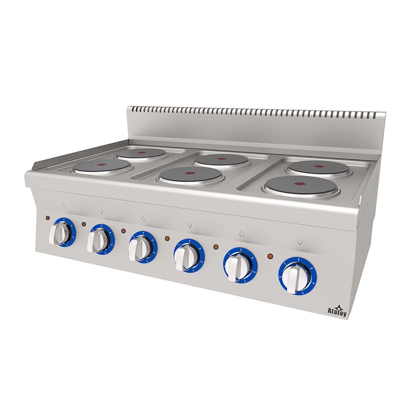 Atalay EAEO-1060 600 Seri Set Üstü 6 Gözlü Ocak, 100x60x30 cm, Elektrikli — Atalay