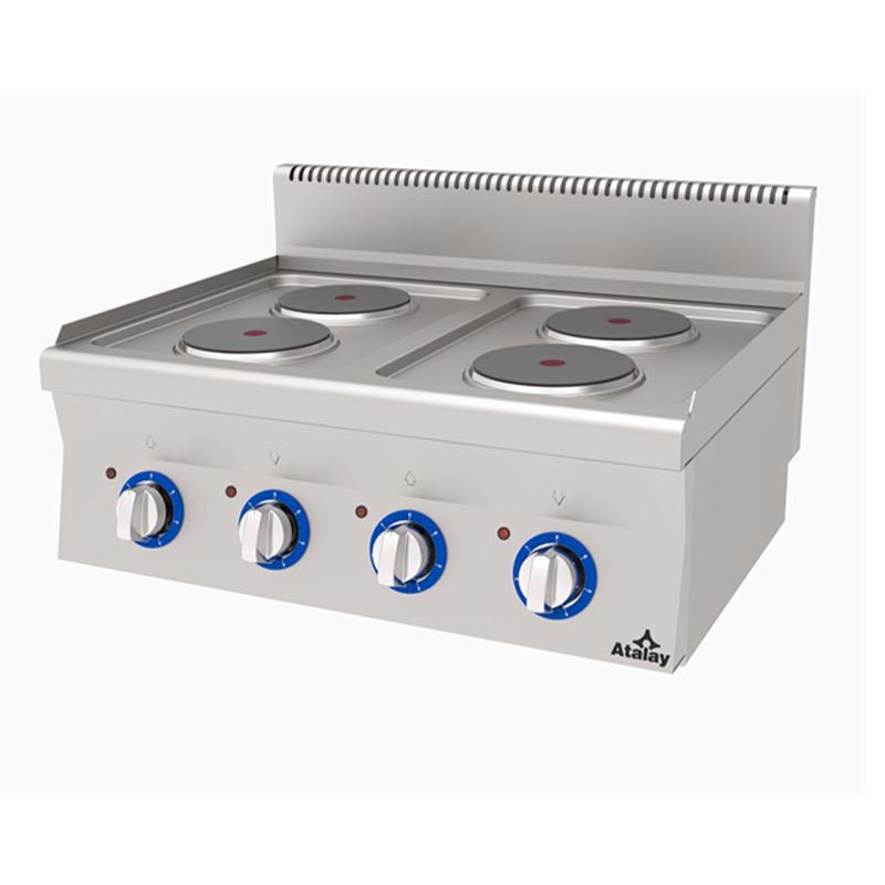 Atalay EAEO-860 600 Seri Set Üstü 4 Gözlü Ocak, 80x60x30 cm, Elektrikli — Atalay