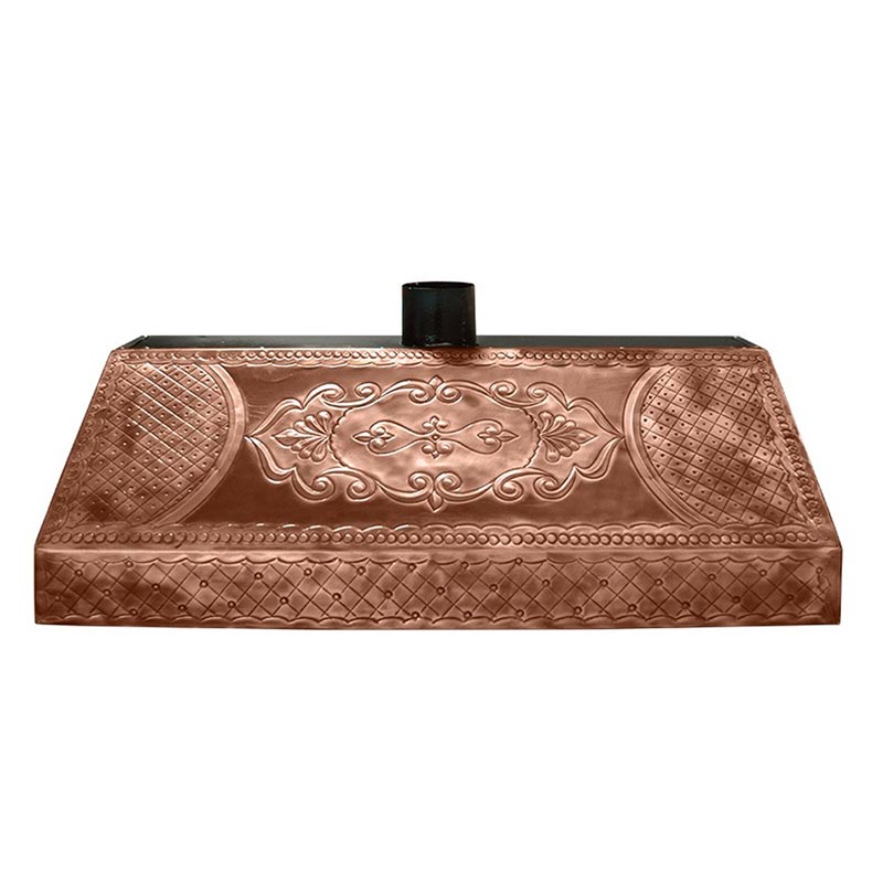 Atese Duvar Tipi 100x45x45 Davlumbaz Cm Bakir