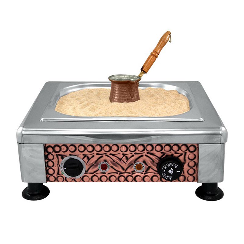Ateşe Eren Termostatik Kumda Kahve Makinesi, Inox — Ateşe — Görsel 1