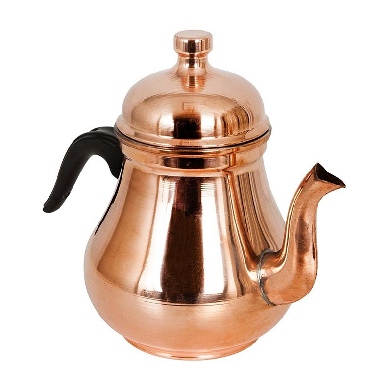 Ateşe No:2 Bakır Çay Demliği, 1.7 L — Ateşe — Görsel 1