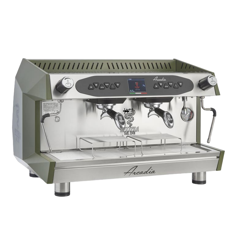 Bezzera De Pid Tall Cup Tam Espresso Kahve Makinesi Gruplu Mat 2 Yesil Arcadia Otomatik