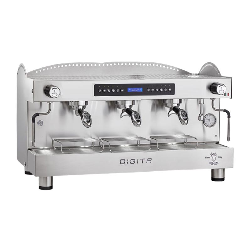 Bezzera De Tall Otomatik Cup Tam Espresso Kahve 3 Makinesi Gruplu Digita