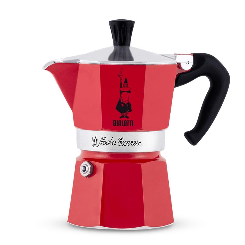 Bialetti Express Moka Pot, 6 Cup, Kırmızı — Bialetti