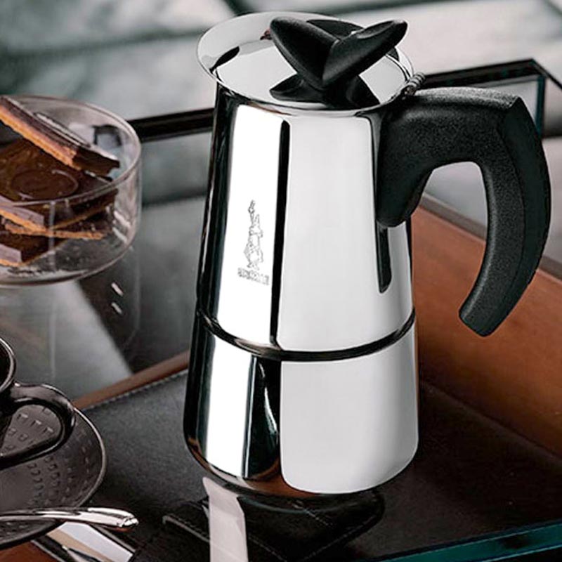 Bialetti Moka Pot Musa, Çelik, 6 Cup — Bialetti — Görsel 3