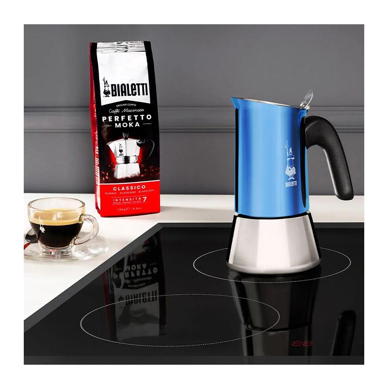Bialetti Venüs Çelik Moka Pot, 6 Cup, Mavi — Bialetti — Görsel 3